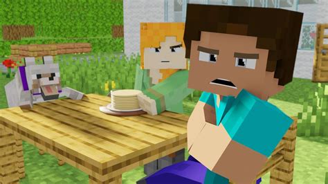 Pancake Alex And Steve Life Minecraft Animation Youtube
