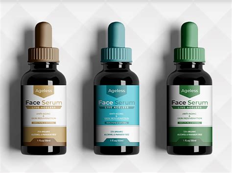 Face Serum Label Template By Codegrape On Dribbble