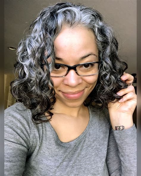 Natural Silver Curls Curly Silver Hair Natural Grey Curls Curly