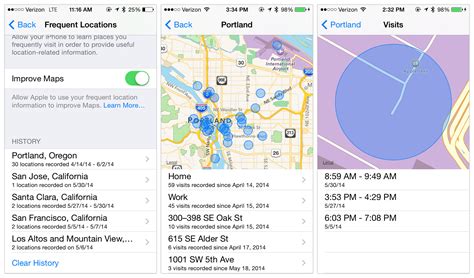 Your iphone is able to track your location and use that data to provide you with relevant information about your current position. Frequent Locations API in iOS 8 • Aaron Parecki