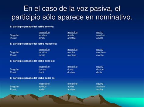 Ppt La Voz Pasiva En Latín Powerpoint Presentation Free Download