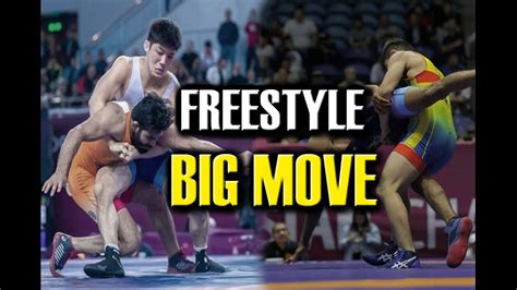 Freestyle Wrestling Big Move Wrestling Highlights Youtube