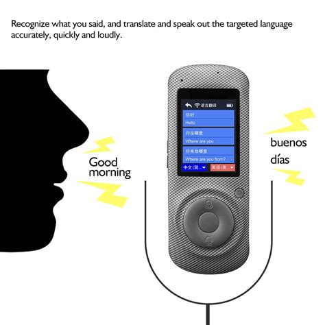 Aibecy Smart Language Voice Translator Device Translation 42 Languages