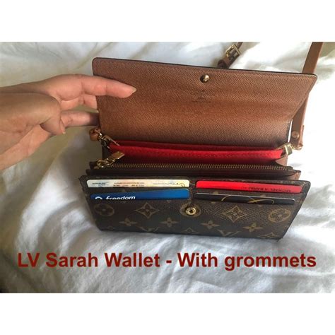 Pros & cons are in this video. LV Sarah Wallet ( With Grommets ) - SLG Organizer | Small ...
