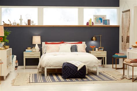 Blue walls bedroom stock images from offset. Target Chapter 7; Navy blue Accent Wall Bedroom Makeover ...