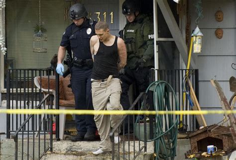 update suspect taken into custody after three hour standoff the columbian