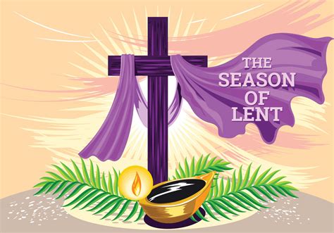 Holy Week The Time Of Lent Hand Illustration 161398 Vector Art At
