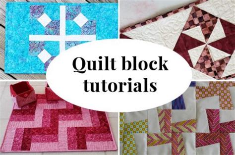 Easy Quilt Block Tutorial List Freemotion By The River