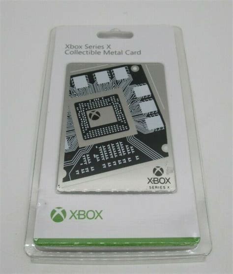 Xbox Series X Collectible Metal Card Unopened Factory For Sale Online
