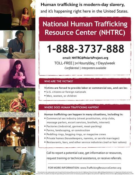 Alabama Human Trafficking Poster Labor Law Compliance Center