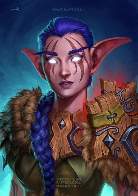 Night Elf World Of Warcraft C By Naariel Warcraft Art World Of