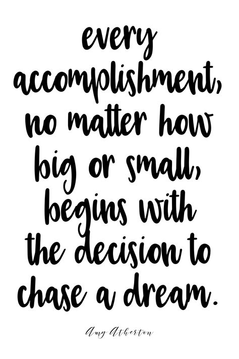 Every Accomplishment No Matter How Big Or Small Begins With The