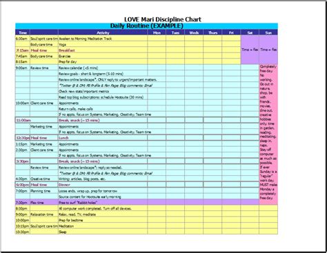 Fill out the employee 10 hour work schedule template pdf download form for free! 5 Free Daily Schedule Templates in MS Word, MS Excel and PDF