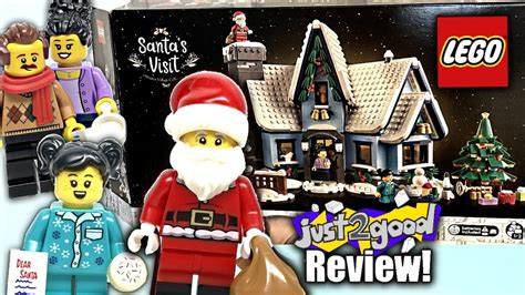 Lego Santas Visit 2021 Winter Village Set Review Youtube