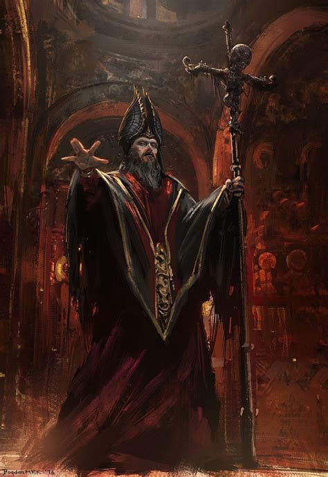 Undead Priest By Bogdan Mrk On Deviantart Character Art Fantasy