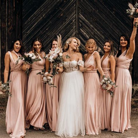 Champagne Rose Bridesmaid Dresses Dresses Images 2022