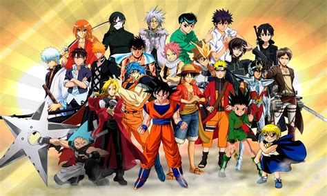 All Anime Characters Together Wallpaper Anime Heroes Wallpapers