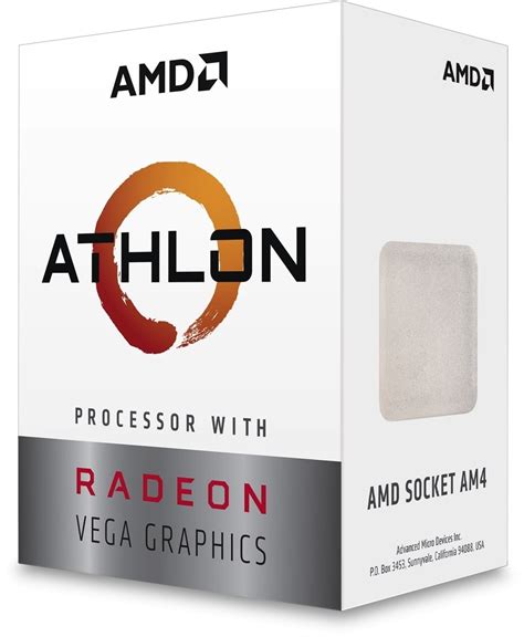 Amd processors for all markets (desktop, notebook, server) participate. Athlon 200GE 3.4GHz 35W 2C/4T AM4 APU with Radeon Vega 3 ...