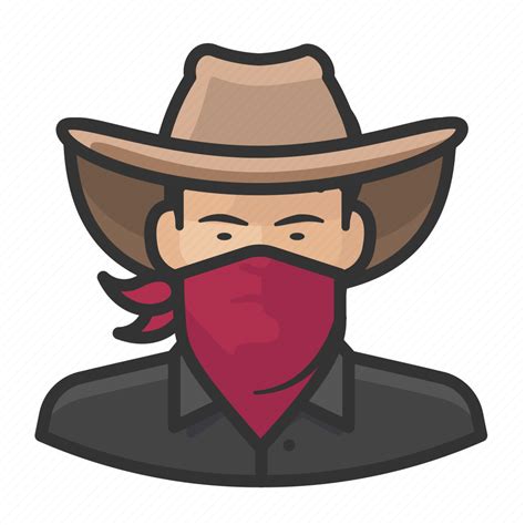 Asian Avatar Bandit Bandito Cowboy Male Man Icon Download On
