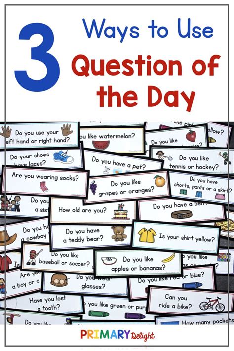 Kindergarten Question Of The Day Best Kids Worksheet Template