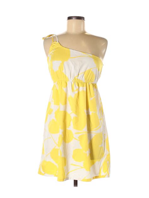Roxy Women Yellow Casual Dress M Ebay