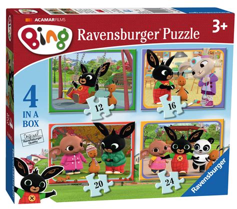 06865 Ravensburger Bing Jigsaws 4 In A Box Puzzles Toddler Children