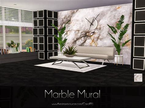 The Sims Resource Marble Mural