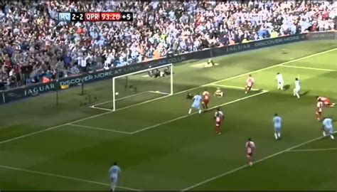 Sergio Aguero Winning Goal Vs Qpr Youtube