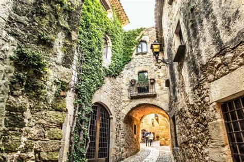 Pals Girona Catalonia Picturesque Medieval Village Girona Costa