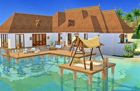 Sulani Water Villa I Just Uploaded Onto The Sims 4 Gallery I Love This