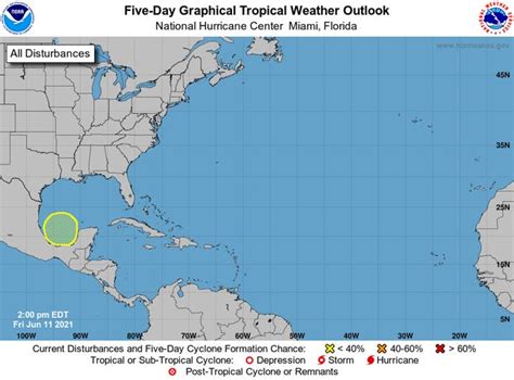 First Threat Of 2021 Atlantic Hurricane Season Forecasters Eye