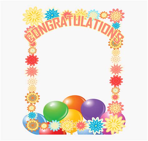 Congratulations Photo Frame Png Clip Art Library
