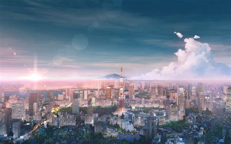 3840x2400 Tokyo Cityscape Anime 4k 4k Hd 4k Wallpapers Images