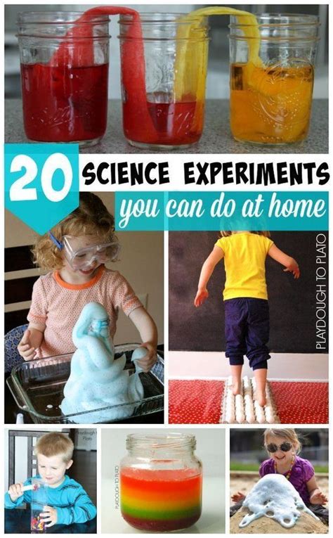 20 Kids Science Experiments You Can Do At Home Science Experiments
