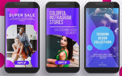 Colorful Instagram Stories Motion Graphics Template