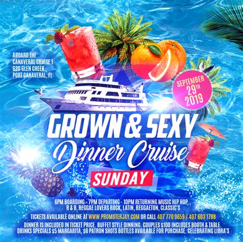 Grown And Sexy Dinner Cruise Orlando Fl Sep 29 2019 600 Pm
