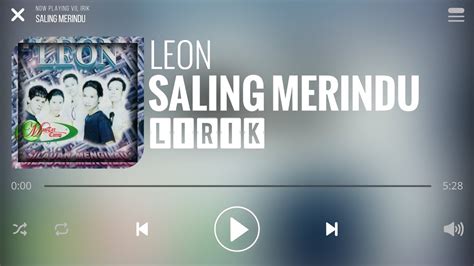 Leon - Saling Merindu [Lirik] - YouTube