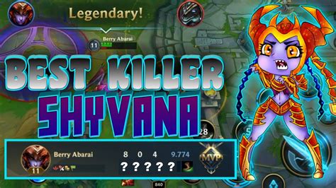 Shyvana Best Killer League Of Legend Wild Rift Youtube