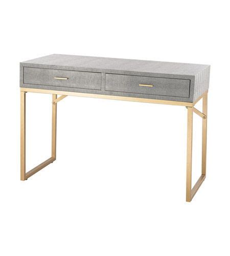 Sterling 3169 025t Beaufort 39 X 16 Inch Gold And Grey Desk Grey Desk