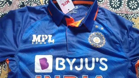 Mpl India Cricket Team New T20 Odi Official Jersey India Mpl Official