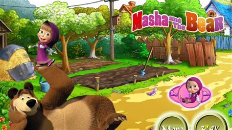 Masha And The Bear Games Masha And The Bear Dress Up Youtube