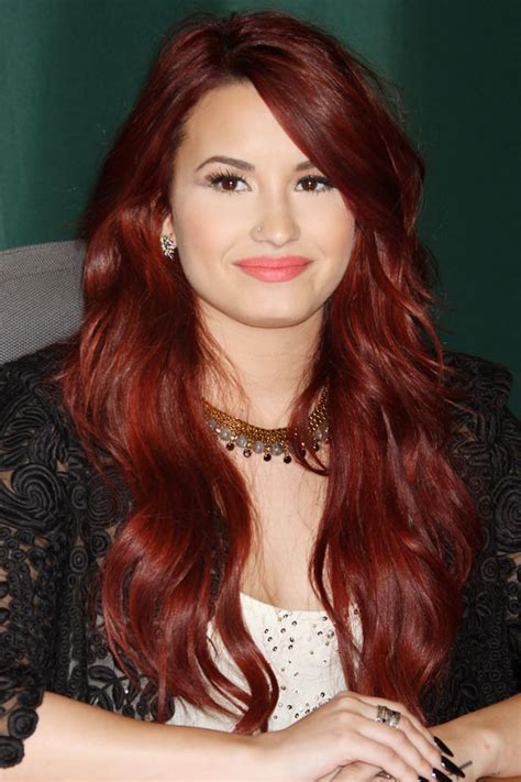 Red Ombre Hairstyles Demi Lovato Hair Demi Lovato Hair Color Demi