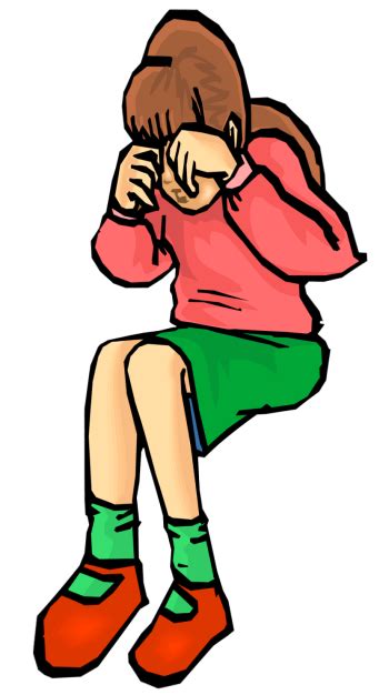 Cartoon Girl Crying Clipart Best