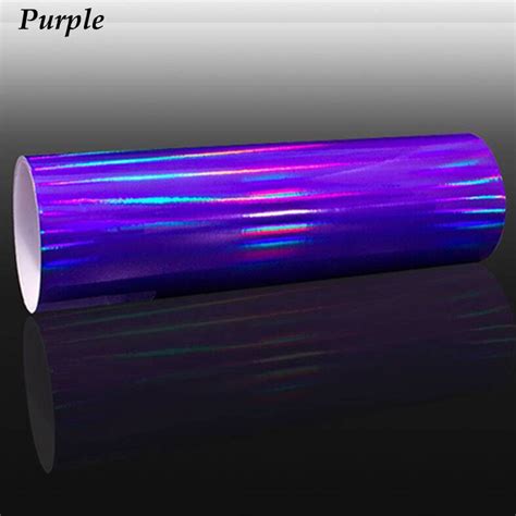 Buy 149x05m Purple Holographic Chrome Vinyl Wrap