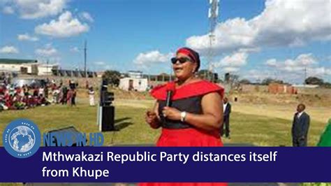Mthwakazi Republic Party Distances Itself From Thokozani Khupe Youtube