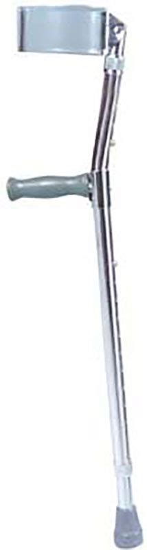 Drive Medical Lightweight Walking Forearm Crutches Chrome Tall Adult
