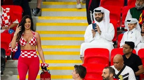 qatari fans caught ogling world cup 2022 s sexiest fan despite disapproval claims mirror