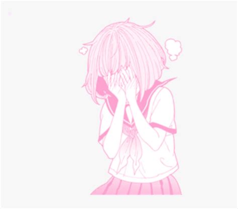 Transparent Cute Png Tumblr Pink Anime Aesthetic Png