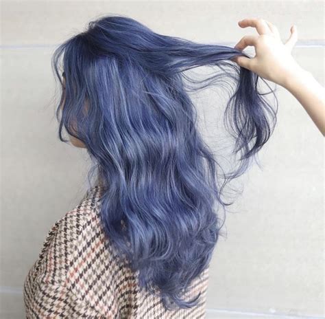 𖡎･༓ 𝐩𝐢𝐧 𝐛𝐥𝐚𝐜𝐤𝐢𝐬𝐥𝐨𝐯𝐞𝐥𝐲 In 2020 Aesthetic Hair Blue Hair Hair Styles