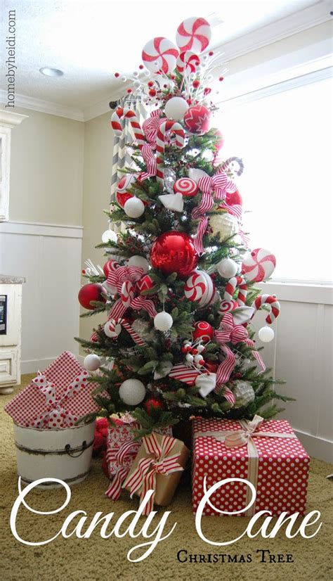 Candy Cane Themed Decorations Süßigkeiten Weihnachtsbaum Diy